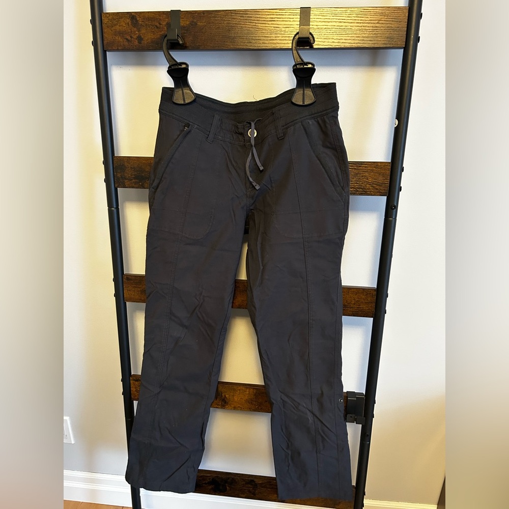 Kuhl Pants Womens 8 Reg Dark Grey Roll Up Outdoor Hiking Style# 6342